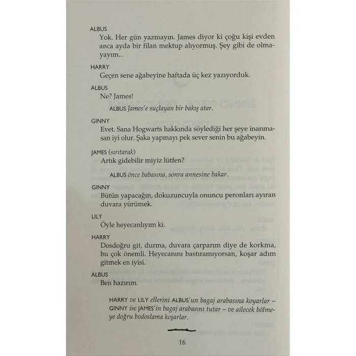 Harry Potter ve Lanetli Çocuk: Birinci ve İkinci Bölüm