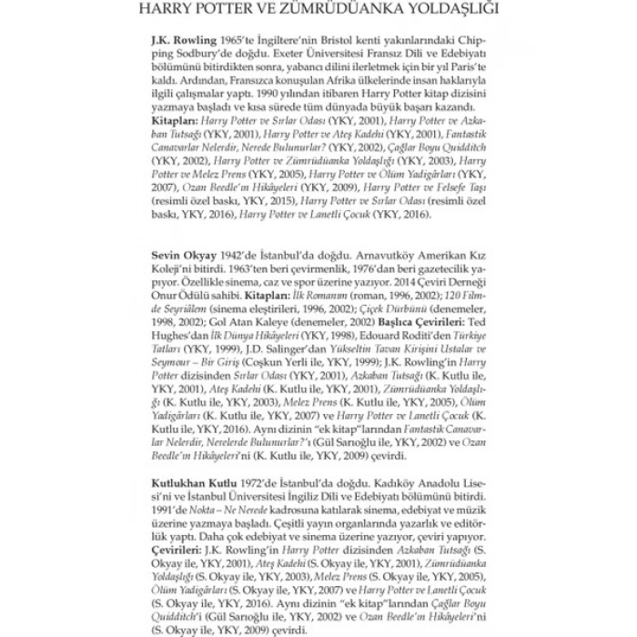 Harry Potter ve Zümrüdüanka Yoldaşlığı - J. K. Rowling