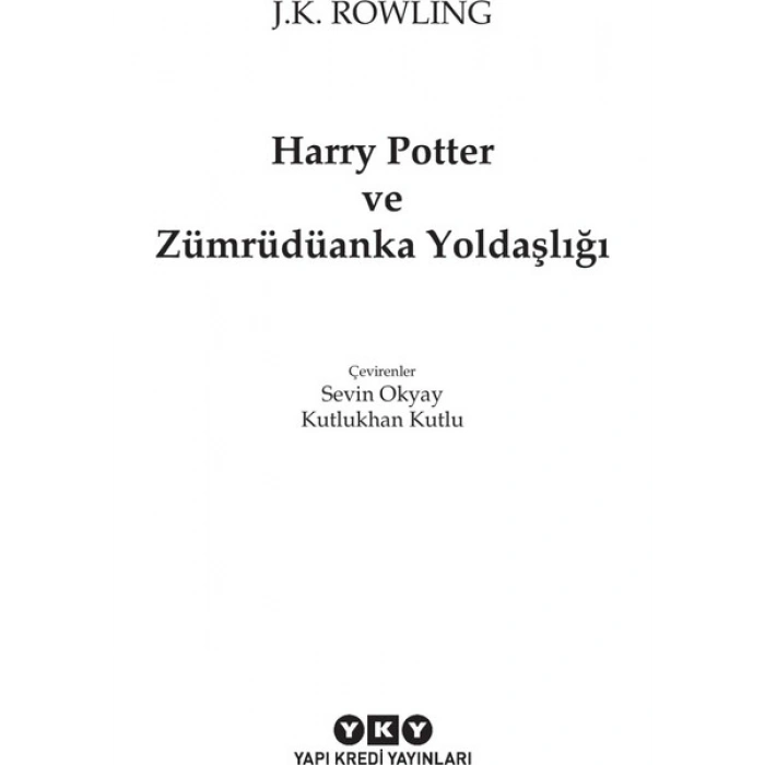 Harry Potter ve Zümrüdüanka Yoldaşlığı - J. K. Rowling