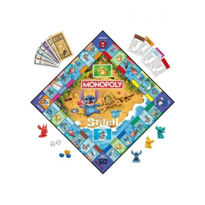 Hasbro Gaming Monopoly Stitch Kutu Oyunu G0388