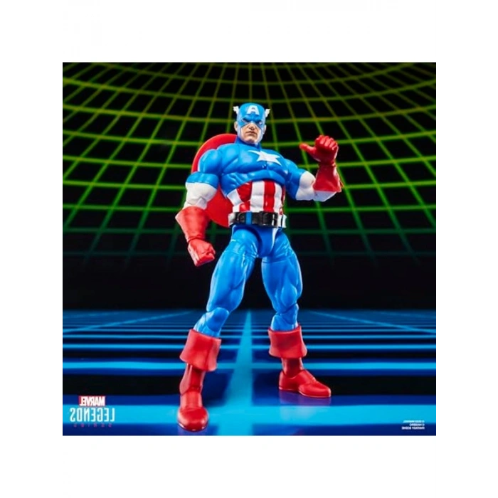 Hasbro  Legends Series Gamerverse Captain America vs Venom İkili Aksiyon Figür Seti, Retro Video Game