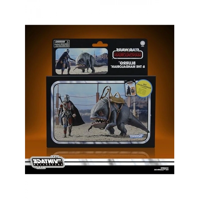 Hasbro Star Wars Vintage Collection Blurrg & The Mandalorian İkili Figür Seti (The Mandalorian)