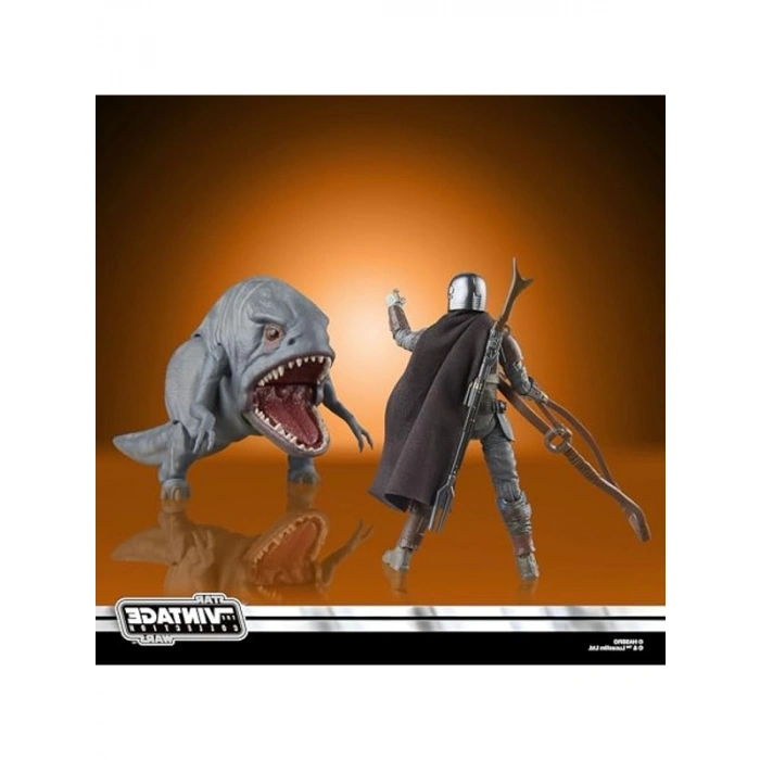 Hasbro Star Wars Vintage Collection Blurrg & The Mandalorian İkili Figür Seti (The Mandalorian)