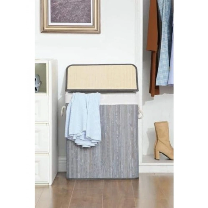 Hasır Katlanır Çamaşır Sepeti - 72 Litre