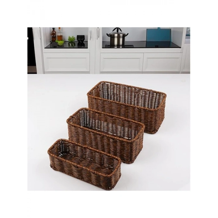 Hasır Örme 3lü Diktördgen Düzenleyici Seti