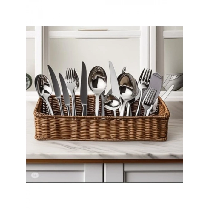 Hasır Örme 3lü Diktördgen Düzenleyici Seti