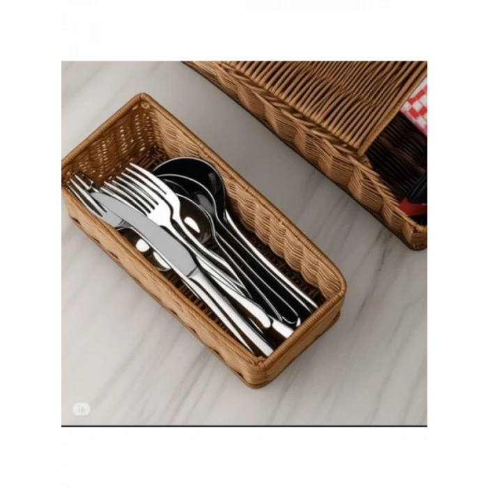 Hasır Örme 3lü Diktördgen Düzenleyici Seti