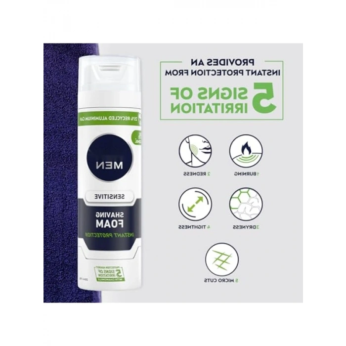 Hassas Ciltler İçin Erkek Tıraş Köpüğü, 200 ml