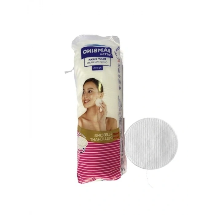 Hassas Ciltler İçin Makyaj Temizleme Pamuğu - 70li Paket