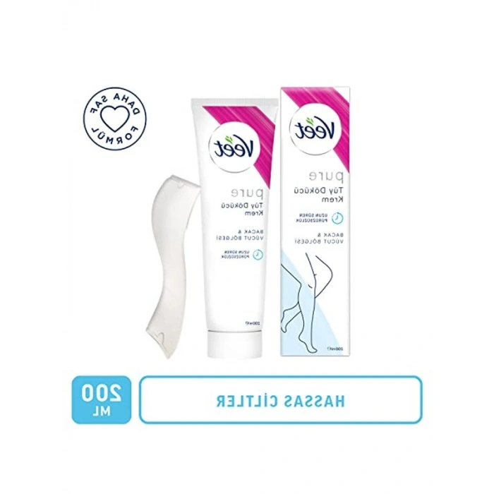 Hassas Ciltler için Tüy Dökücü Krem, 200 ml, Etkili Formül