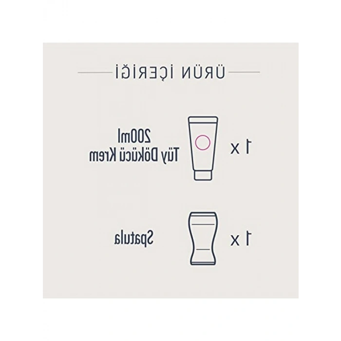 Hassas Ciltler için Tüy Dökücü Krem, 200 ml, Etkili Formül