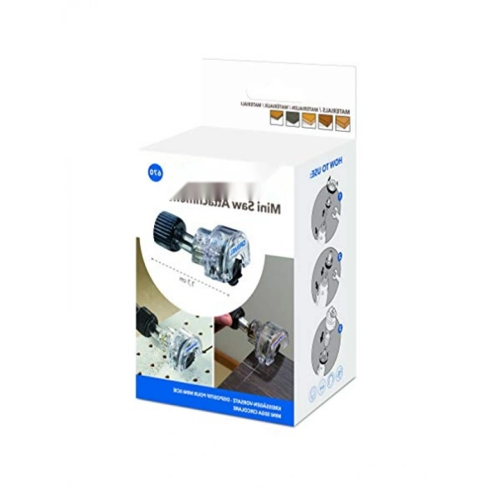 Hassas Daire Testere Aparatı, Ahşapta 6,4 mm Kesme Derinliği