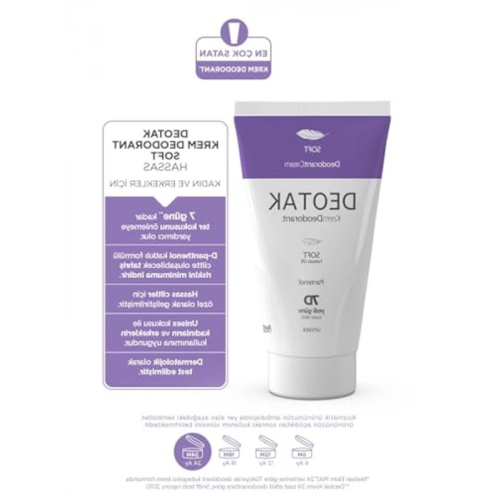 Hassas Koruma Krem Deodorant 35 ml - 7 Gün Etkili