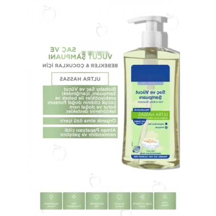 Hassas Saç ve Vücut Şampuanı 500ml