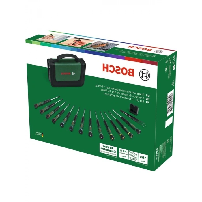 Hassas Tornavida Seti, 15 Parça, Yüksek Kalite ile