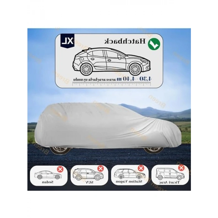 Hatchback Araba Brandası, 4.30m-4.40m Uzunluk için