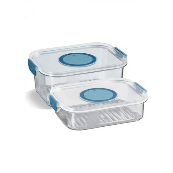 Hava Geçirmez 2li Saklama Kabı Seti