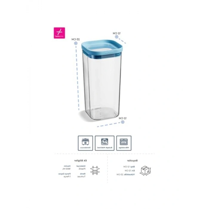 Hava Geçirmez Kuru Gıda Saklama Kabı - 1800 ml