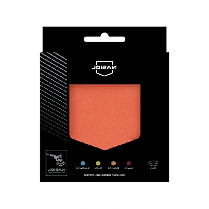 Hava Kanallı Polisaj Pedi - Turuncu - 150 Mm