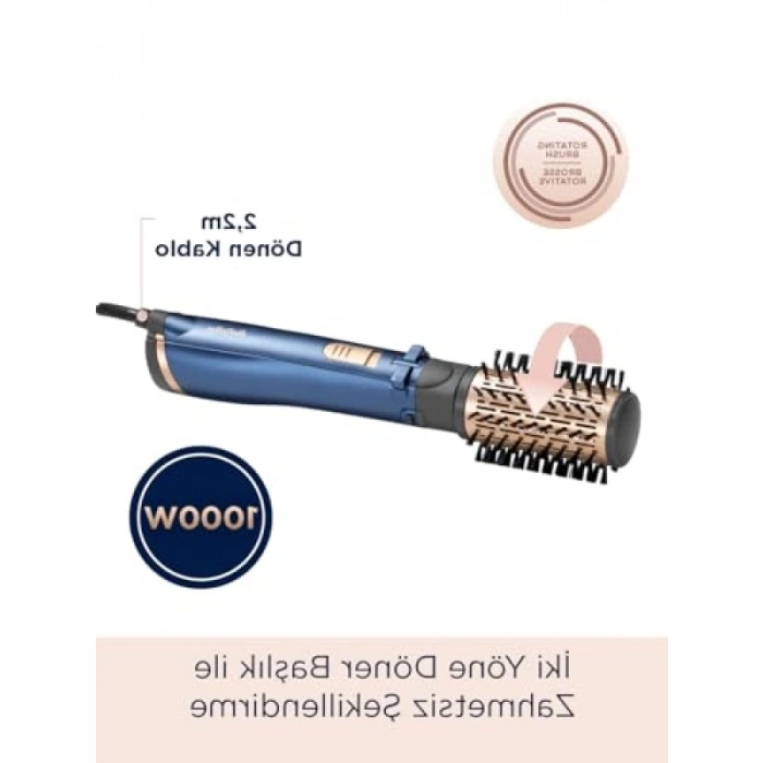 Hava Üflemeli Döner Başlıklı Saç Şekillendirici Set - 1000W, İyon Teknolojisi