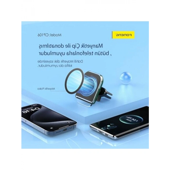 Havalandırma İçin Manyetik Araç İçi Telefon Tutucu