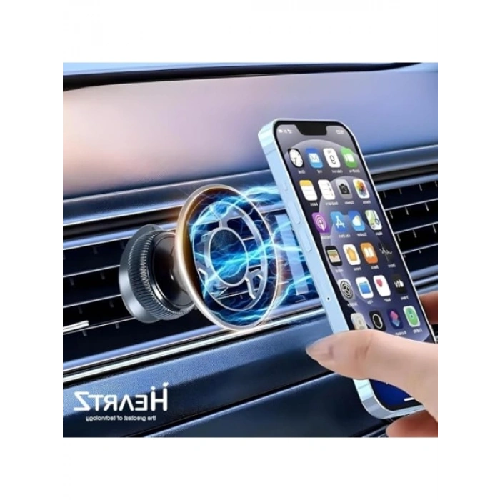 Havalandırma Kancalı Araç Telefon Tutucusu - Manyetik Uyumlu