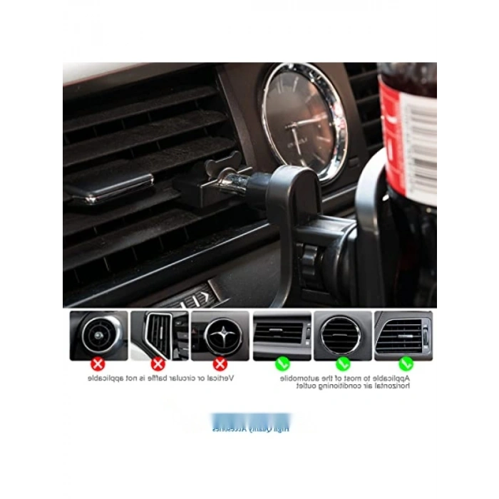 Havalandırma Montajlı Araç İçi Bardak ve İçecek Tutucu