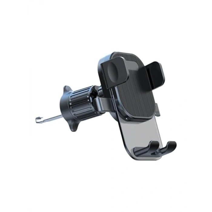 Havalandırma Tip Kancalı Telefon Tutucu, Siyah Parlak Tasarım