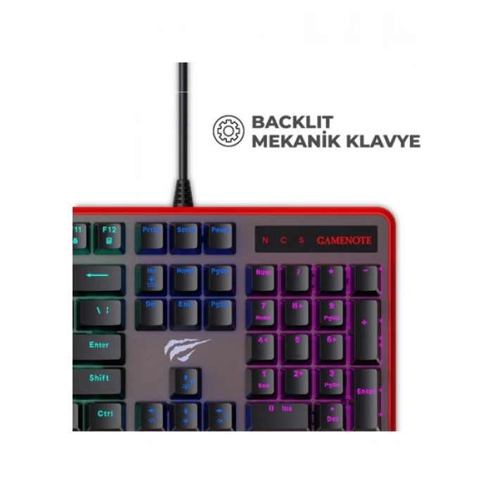 Havit Gamenote KB870L Rgb Backlit Gaming Mekanik Klavye