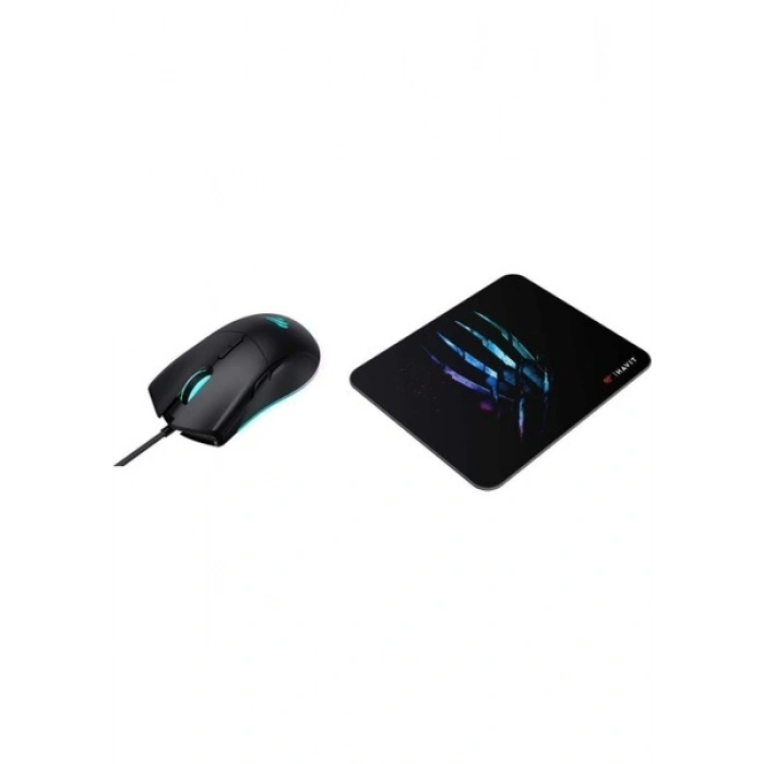 Havit Gamenote MS1037CM Rgb Ledli Makrolu 7200DPI Gaming Oyuncu Mouse + Mouse Pad