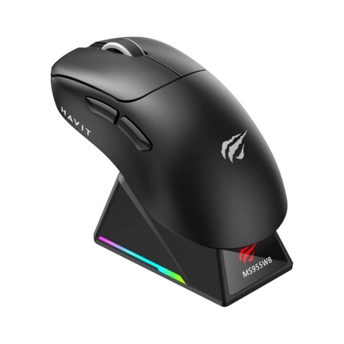 Havit Gamenote MS955WB Rgb Wireless Gaming Mouse 3 Modlu + Ekranlı Şarj Istasyonu