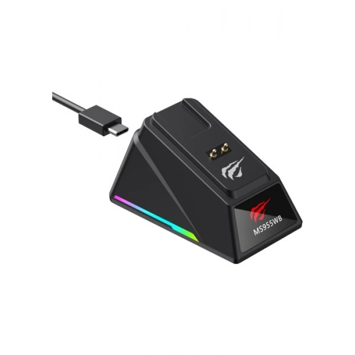 Havit Gamenote MS955WB Rgb Wireless Gaming Mouse 3 Modlu + Ekranlı Şarj Istasyonu