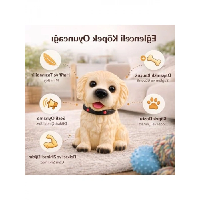Havlayan Köpek Figürü Sesli Oyuncak, İnteraktif Eğlence