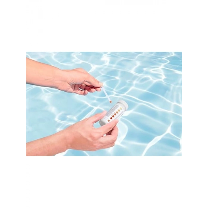 Havuz ve Spa için Tuzlu Su Test Şeritleri - Pratik Kullanım