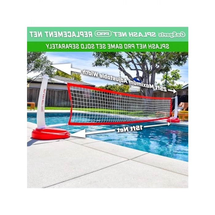 Havuz Voleybolu Ağı, Yedek ve Dayanıklı Tasarım ile Kullanım