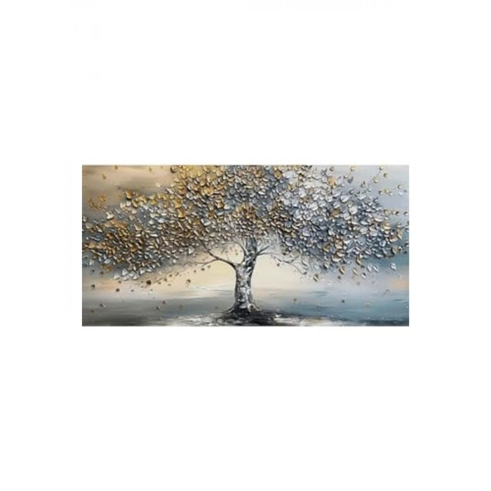 Hayat Ağacı Kanvas Tablo, Renkli 70 x 100 cm