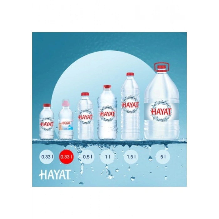 Hayat Küçük Çocuklara Özel Ambalajlı Su 12x330 ML