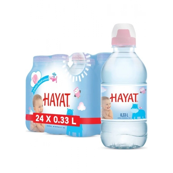 Hayat Küçük Çocuklara Özel Ambalajlı Su 24x330 ML