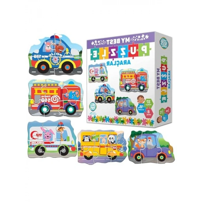 Hayvan Temalı Puzzle Seti - Eğitici ve Eğlenceli