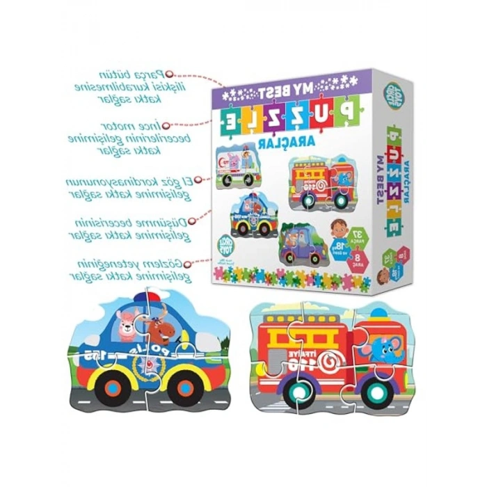 Hayvan Temalı Puzzle Seti - Eğitici ve Eğlenceli