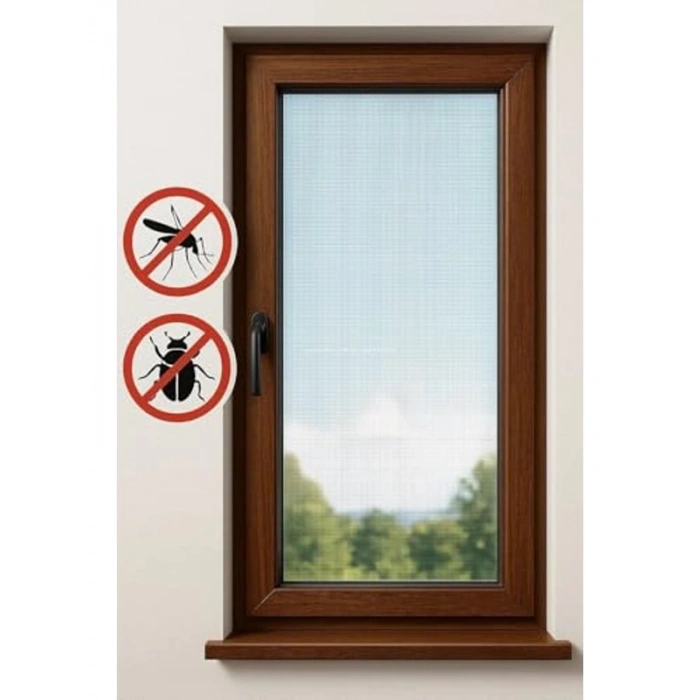 Hazır Tül Sineklik, 75 cm x 125 cm Boyutunda Kapı ve Pencere Uyumlu