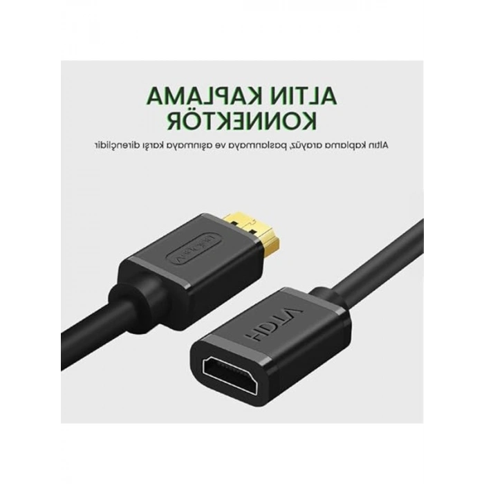 HDMI 2.0 Uzatma Kablosu, 2 Metre Uzunluk ve 4K 60Hz Performans