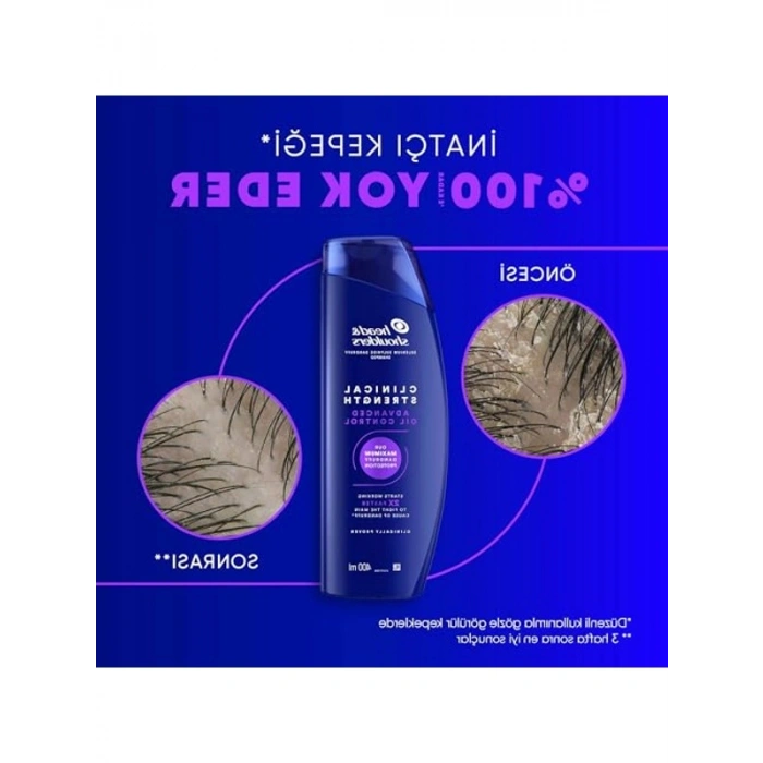 Head & Shoulders Clinical Strength Advanced Oil Control Yağ Dengeleyici Şampuan 400 ml