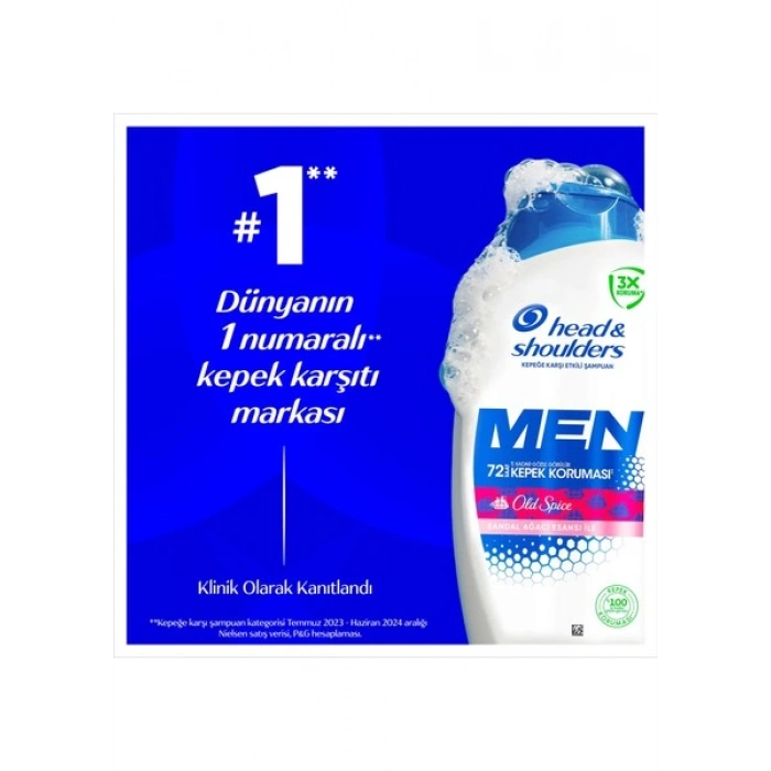 Head&Shoulders Head & Shoulders Men Old Spice Kepeğe Karşı Etkili Şampuan 330ML