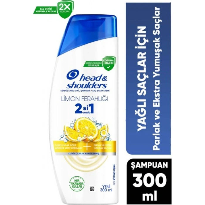 Head&Shoulders Limon Ferahlığı 2si 1 Arada Şampuan 300 ml