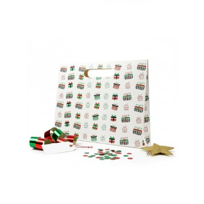 Hediye Paketleme Karton Çanta - 38x30 cm