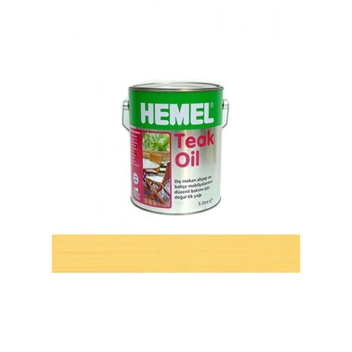 Hemel 10817 Teak Oil 5 Litre Tik Yağı