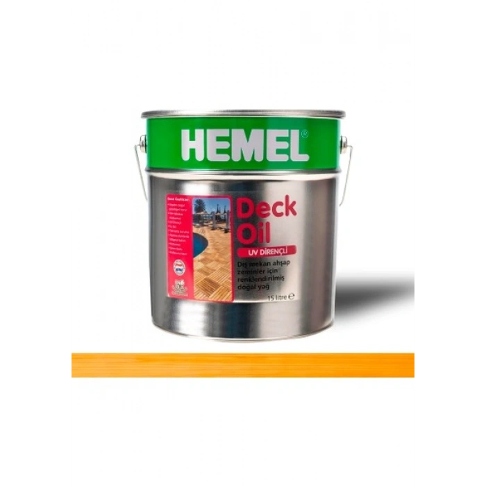 Hemel Deck Oil Light Oak / Deck Yağı / 2,5 Litre