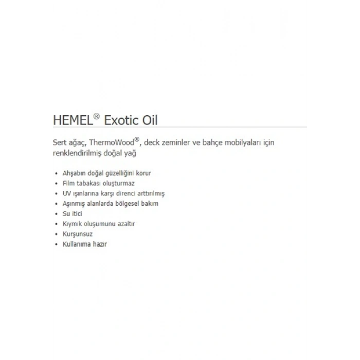 Hemel Exotic Oil 2.5 Lt