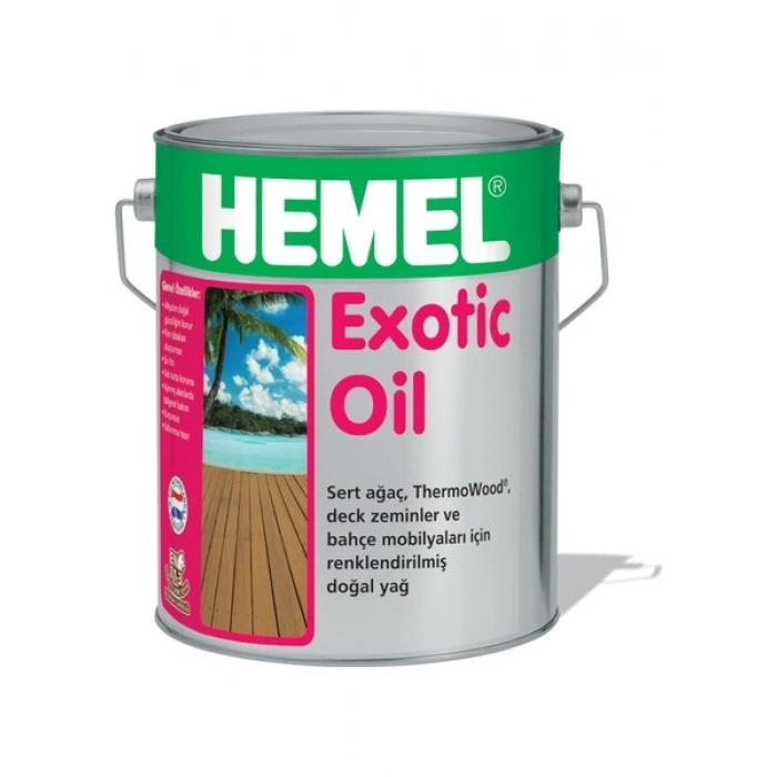 Hemel Exotic Oil Renk Deck Boyası 2,5 Lt